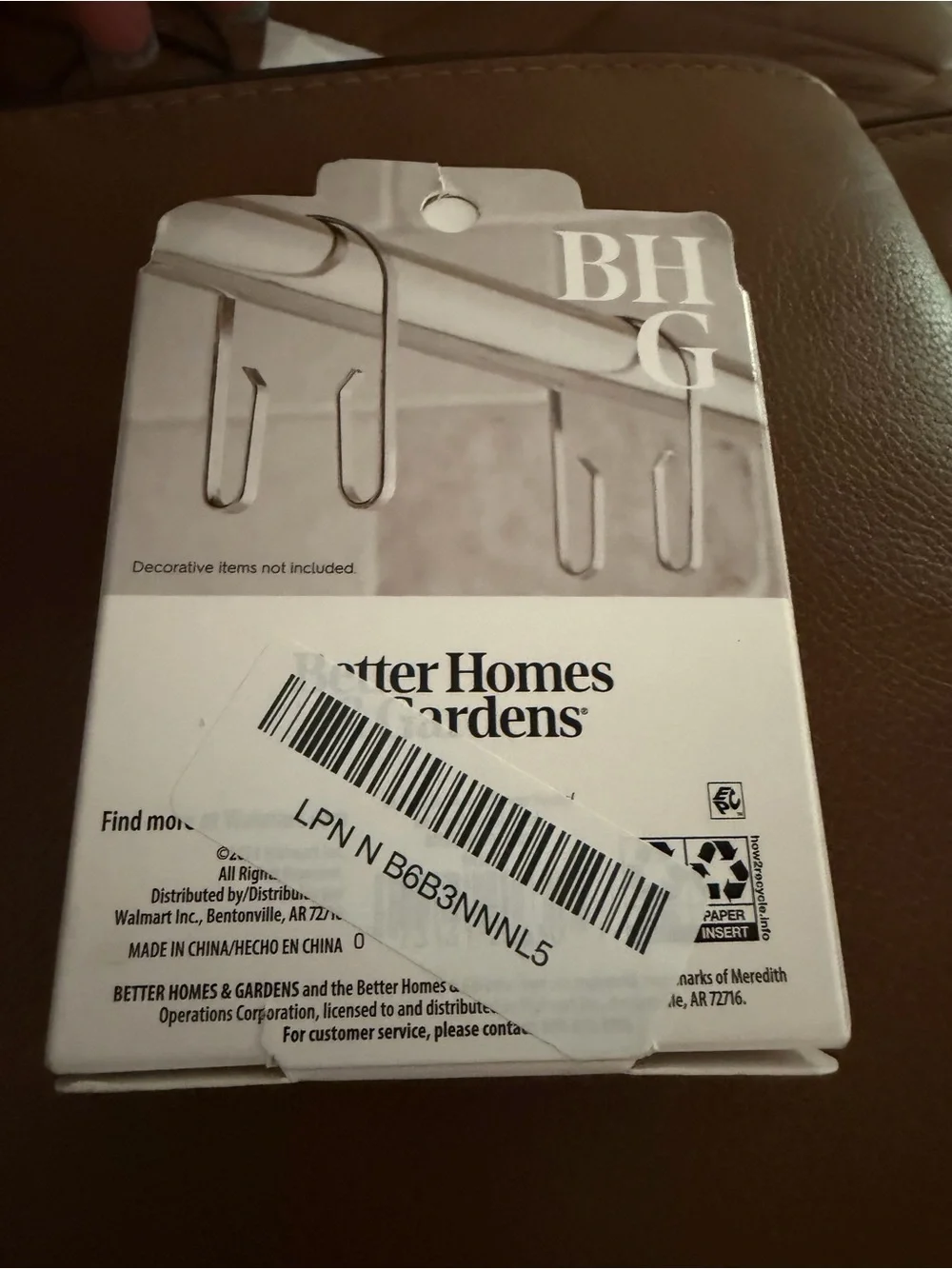 Better Homes & Gardens Shower HookBetter Homes & Gardens Shower Hooks-12 Ct NIB